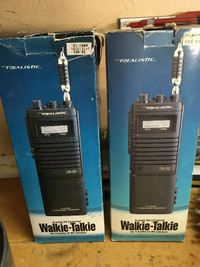 2 vintage realistic walkie talkies $100