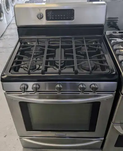 30" KitchenAid Gas Stove – Stainless Steel – 1 Year Warranty, View more
