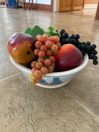 plat de fruit décoratif $15.00, View more