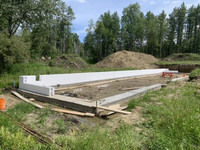 Concrete retaining walls, ICF foundations and walls