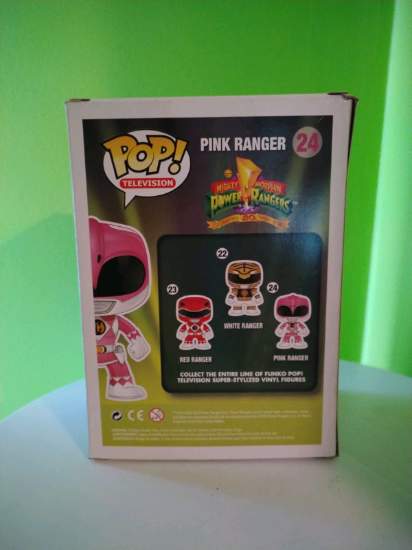 Funko Pop! Television Power Rangers Pink Ranger Figure #24

 dans Art et objets de collection  à Laval/Rive Nord - Image 3