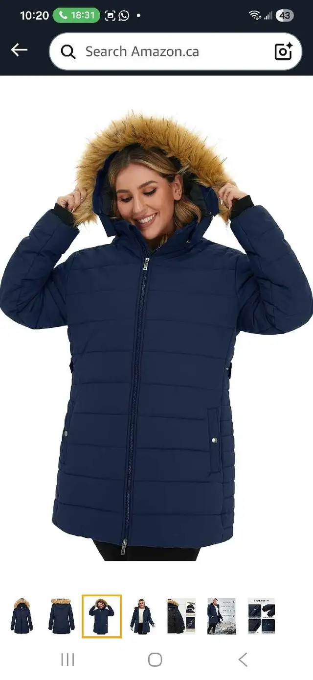 Soularge Winter Jacket Coat in Women's - Tops & Outerwear in Kitchener / Waterloo - Image 4