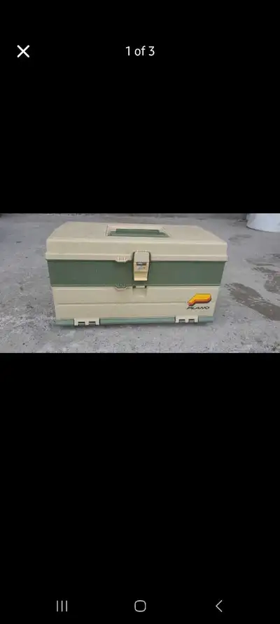 Cool vintage tackle box