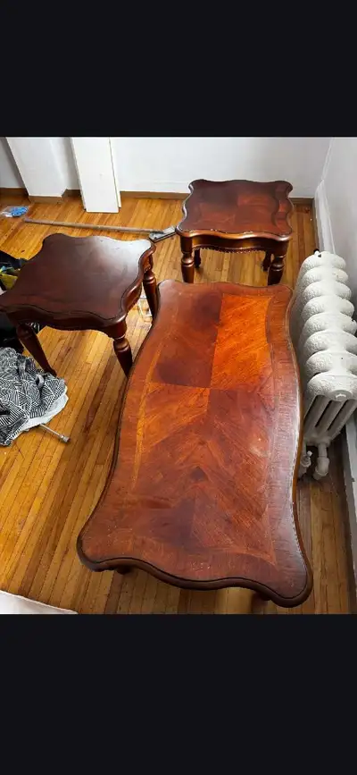 Coffee table and end table set for sale, View more