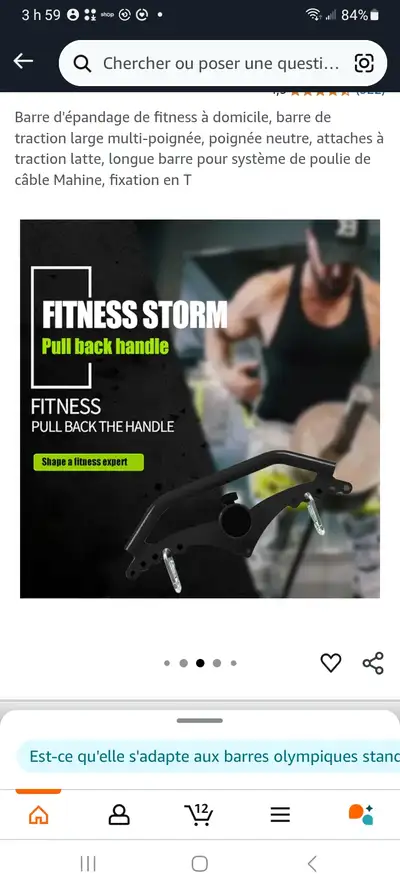 Fitness Storm Pull Back Handle, View more