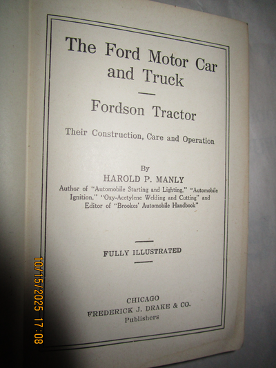 ford motor car and truck   harold p manly, View more