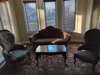 Canapé et fauteuils vintage - Antique Furniture Set, View more