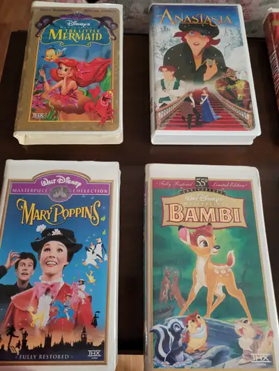 Disney VHS tapes (24), View more