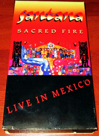 VHS Tape :: Santana – Sacred Fire, Live In Mexico