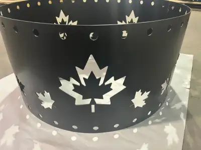 OUTDOOR FIRE PITS MAPLE LEAF DESIGN, View more