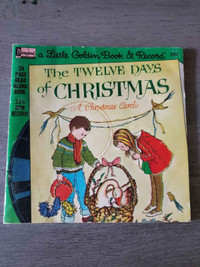Vintage (1970s) The Twelve Days Of Christmas Read-along Book