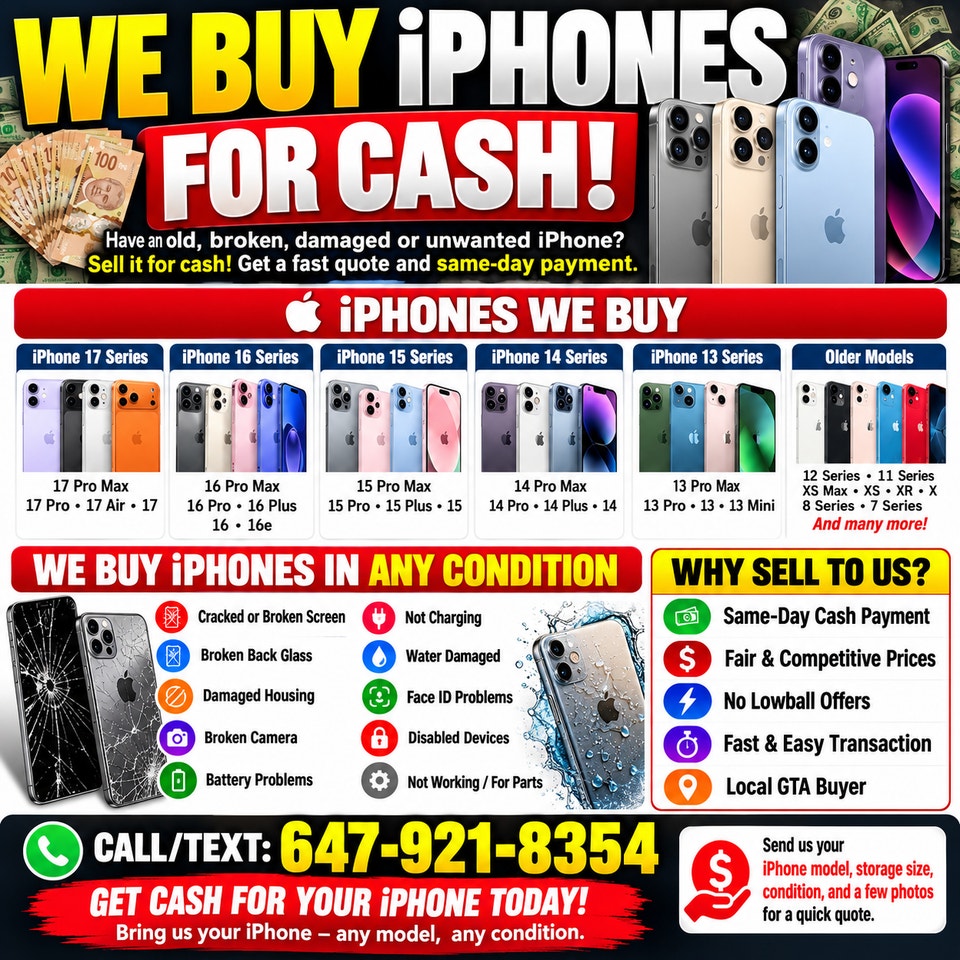 We Pay Cash for iPhones with Cracked Screens (Working Devices) | Cell ...