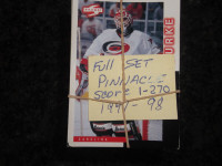 1997-98 hockey card full set 1-270