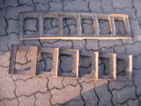 Set of antique traction tracks.