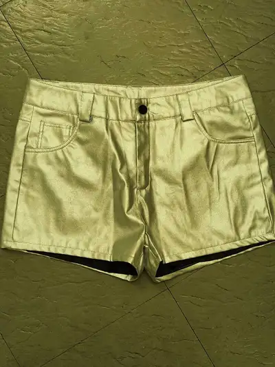 Metallic Look Shorts, View more