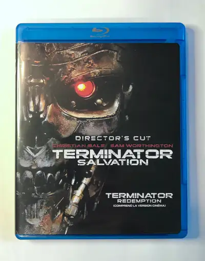 TERMINATOR SALVATION DIRECTORS CUT BLU-RAY Blu-Ray three disc addition, discs excellent shape. Very...
