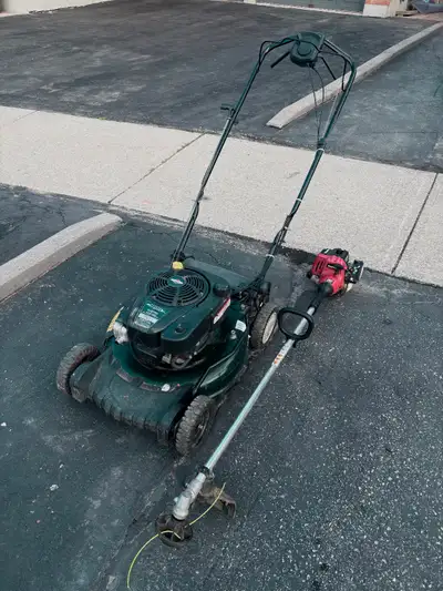 BOLENS self propelled lawnmower and trimmer package deal, View more