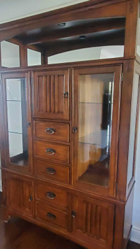 China Cabinet and Dining Set