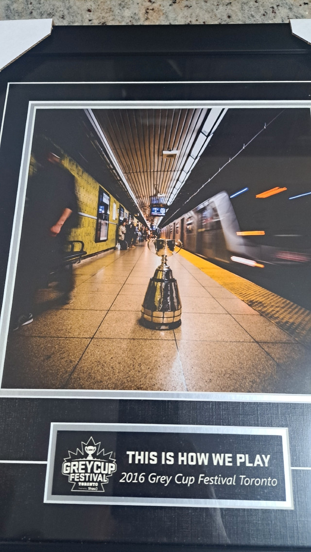 2016 Grey Cup Framed Print in Arts & Collectibles in Oakville / Halton Region - Image 4