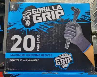 Gorilla Grip Gloves Large, View more