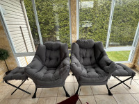 Chair with ottoman (set of 2)