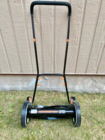 Brand New 16” Push Lawn Mower. Great for small lawns/yards. Easy to push with unique wheel design. A...