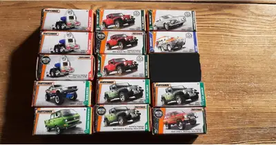 Diecast Inbox collectibles Matchbox 1/64 Voitures de collection $5 Chaque Plusieurs centaines en Inv...