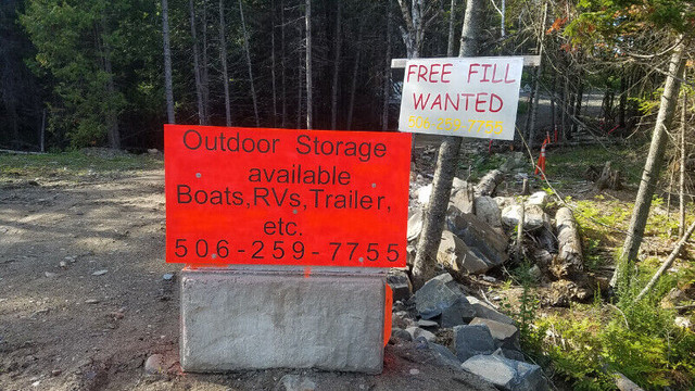 Outdoor storage available  in Keswick Ridge near harbor in Storage & Parking for Rent in Fredericton