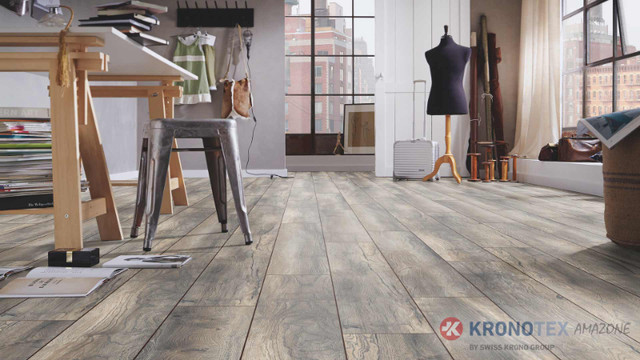 LAMINATE FLOORING MADE IN GERMANY KRONOTEX GERMAN LAMINATE FLOOR in Floors & Walls in City of Toronto - Image 4