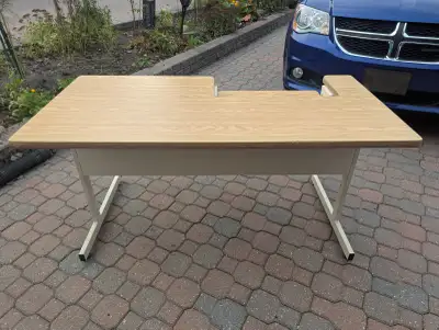 LARGE Metal t-frame desk, View more