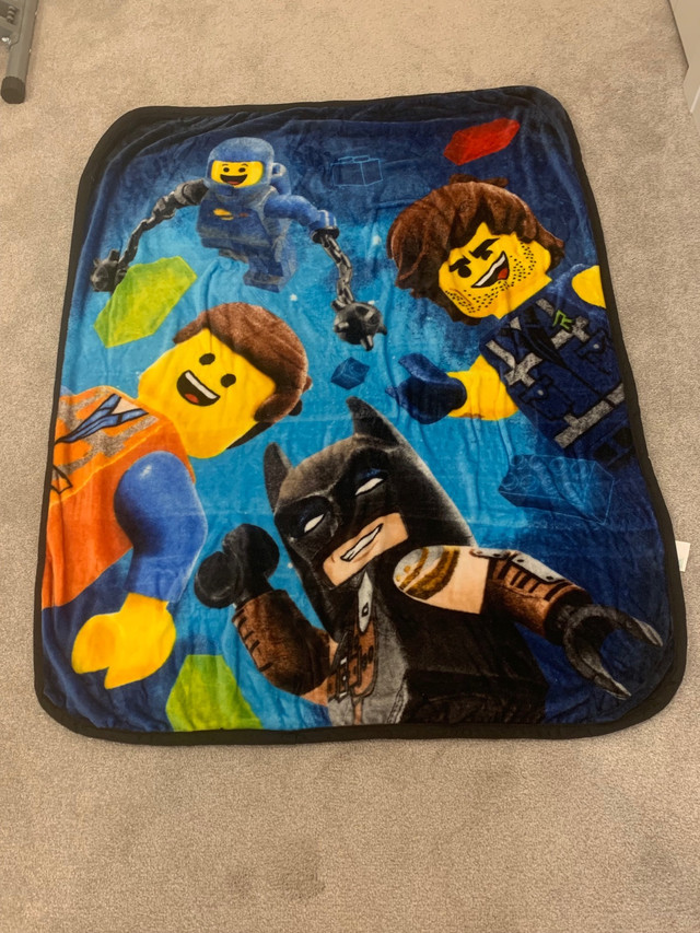 Lego movie silk touch throw  in Bedding in Calgary