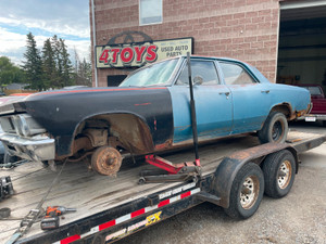 1966 PONTIAC BEAUMONT 4 DOOR SEDAN PROJECT CAR 230 CID Auto