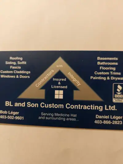 Bl and son custom contracting Ltd., View more