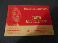 RECONCILIATION-JOHN LITTLETON-SONGBOOK-12 SONGS-1950S-VINTAGE!