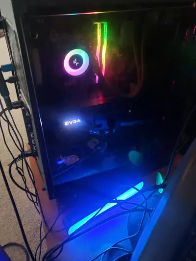 Gaming pc rtx 3060ti ftw3 ultra 16gb ram r5 5600x trade ebike, View more