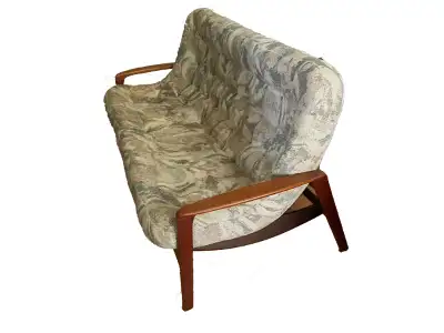 Mid-Century Modern R. HUBER & Co. SCOOP Teak Sofa, View more