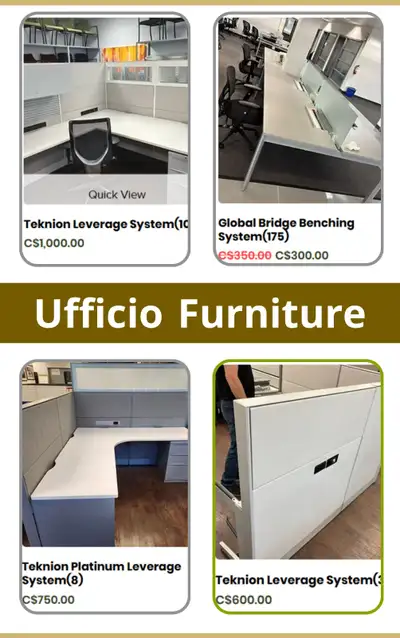 Used Furniture for Sale-Ufficio Furniture-Call Us Now!, View more