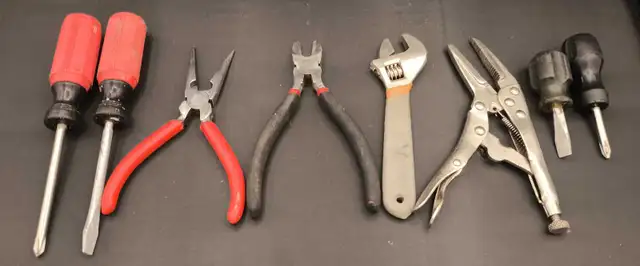 Hand Tool Set | Wrench Pliers Screwdrivers Kit | Restored 64352133507203120