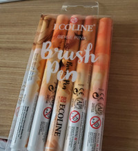 Ecoline Brush Pens - beige pink set