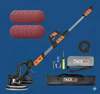850W Electric Power Drywall Sander with Vacuum Dust Collector, View more
