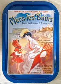 Collection. Magnifique cabaret en tôle "Mers-Les-Bains"