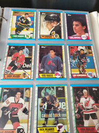 1989  - 1990 Topps hockey set.