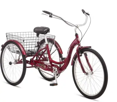 Burgundy Tricycle for sale , View more
