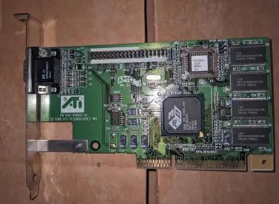✅ Vintage ATI 3D Rage Pro AGP Video Card Made in Canada, View more
