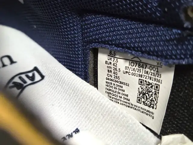 US 8.5 - Nike Air Jordan 1 High Union Fragment in Men's Shoes in Markham / York Region - Image 10