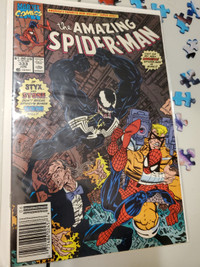 Amazing Spiderman #333 Venom Cover 1990 Marvel Comic