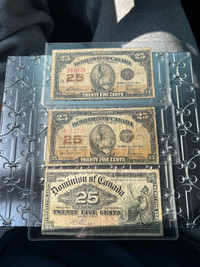 Old Canadian money