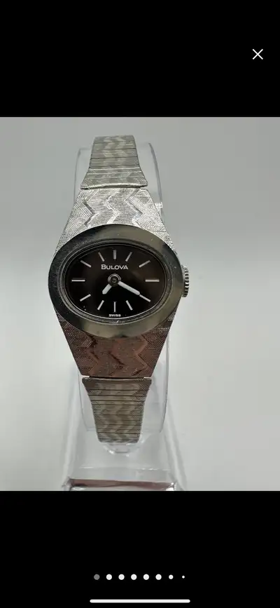 Vintage Bulova wind-up ladies watch, View more