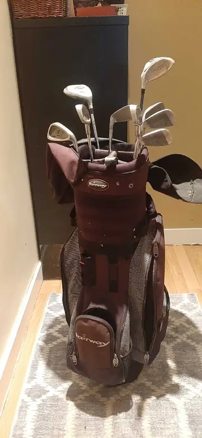 Complete Set Of Precision II Men's Right Handed Golf Set & Bag, View more