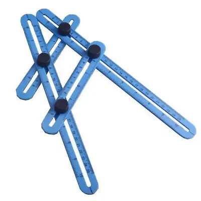 Règle quadruple en plastique ABS, carré de mesure multifonction, View more